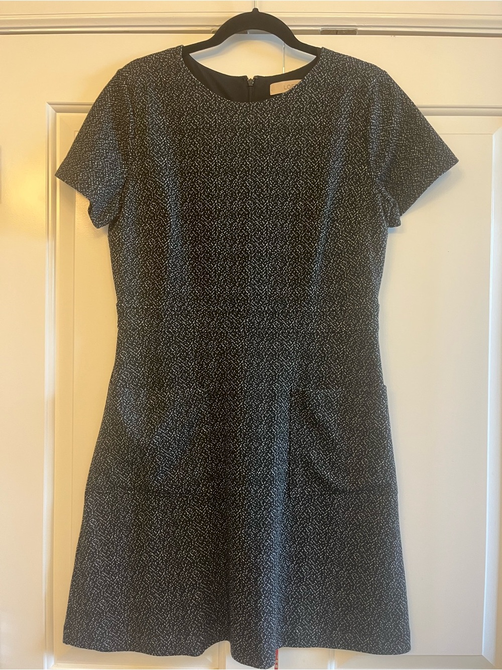 LOFT Black and White Dress • Size 10